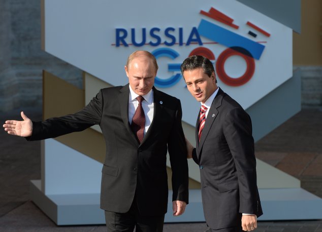 Peña Nieto y Putin 